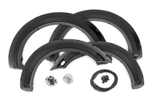 Ford Ranger Fender Flares - Rough Country - Pocket - Black - '19-'23